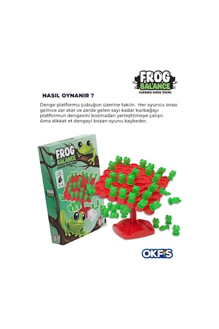 Go Toys Kurbağa Denge Ebeveyn Çocuk Etkileşimi Kutu Oyunu
