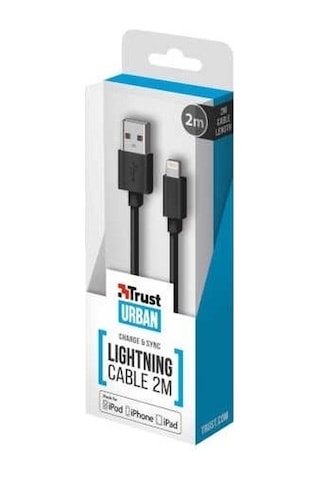 Trust Apple iPhone Uyumlu Lightning Şarj Ve Data Kablosu 2 Metre