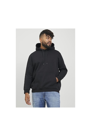 Jack & Jones Plus Büyük Beden Sweatshirt - Siyah Siyah