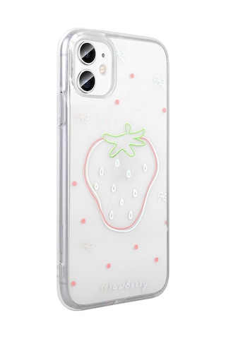 Apple Uyumlu iPhone 11 Kılıf Şeffaf Figürlü Zore Folk Sert Kapak Kalp