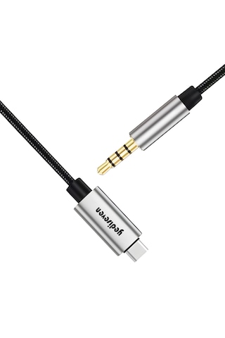 Type C To Aux 3.5mm Jack Audio Ses Kablosu 1 Metre Type C To 3.5mm Jack