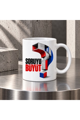 Ventra Soruyu Büyüt Tasarımlı Porselen Kupa - Model 681 Ventra