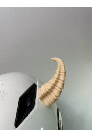 Motor & Motosiklet Bej Viking Boynuz Kask Dış Aksesuarı Diğer