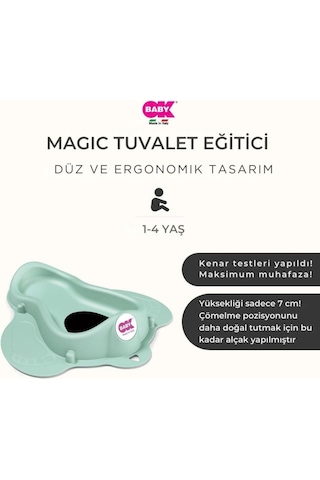Ok Baby Magic Eğitici Tuvalet Gri