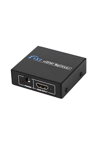 3C Px-5002 2 Port Hdmı Splitter, 1 Giriş 2 Çıkış Adaptörlü Hdmı Çoklayıcı, 1080p 2k 4k Fhd 3d Görüntü Dağıtıcı, Pc Laptop Uydu Alıcı Ps5 Xbox Dvr Nvr Tv Box İçin Aynı Görüntü Ekran Çoğaltıcı