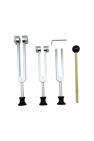 Xiaaokeji Paket Diyapazon Seti 128hz, 256hz, 512hz Tabanlı, Gümüş