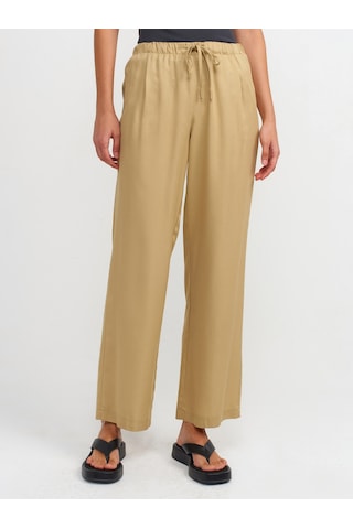 Dilvin Geniş Paça Özel Kesim Pantolon 101a71535 Açık Camel