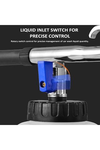 Lemestar Oto İç Döşemesi Temizleyici: 1l Kapasiteli, Yüksek Basınçlı, Ergonomik Kollü, Filtreli Emme Borulu, Alüminyum Allüvyum Viskan