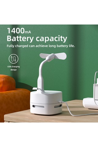 Singree Masaüstü Toz Toplayıcı - Kağıt, Kırıntı Ve Saç Temizleme İçin Pratik Beyaz Cihaz