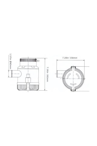 Seaflo Sintine Pompasi 3000 Gph 12 V
