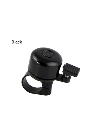 Siyah Koruyucu Metal Halkalar Korna Ses Alarmı Güvenlik Bisiklet Zili Bisiklet Bisiklet Gidon Metal Halka Siyah