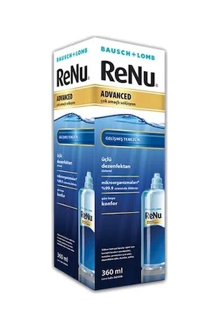 Bausch + Lomb Renu Advanced Lens Solüsyonu 6 x 360 ML Bausch + Lomb Renu Advanced Lens Solüsyonu 6 x 360 ML
