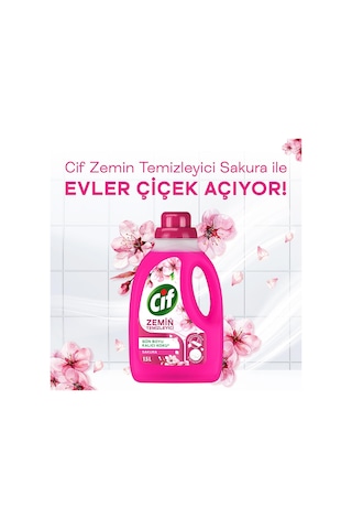 Cif Zemin Temizleyici Sakura 3 x 1500 ML