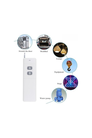 Trendooze Yüksek Verici Uzun Uzaktan Taşınabilir Rf Mhz Mesafe Menzilli M Kumanda Jms Güç Ch Anahtarlık 433 3000 2ch 2 Uw