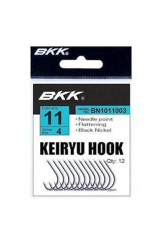 Bkk Keiryu Diamond İnce Damak Yemli Avcılık İğnesi 5 12 Pcs