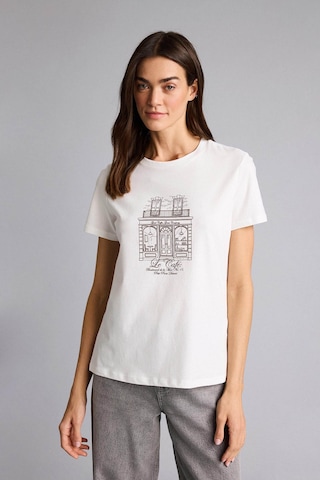 Defacto Baskılı Ekru Kadın T-shirt H1399ax/er105
