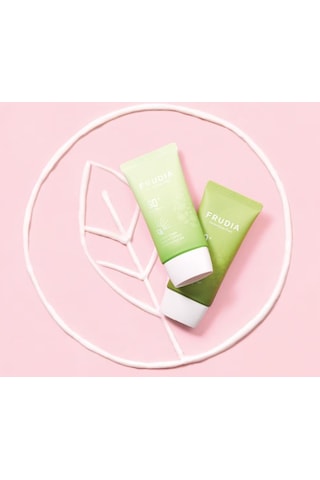 Frudia Green Grape Sebum Kontrolü Sağlayan Serinletici Yüz Güneş Kremi Spf50+ Pa++++ 50 G