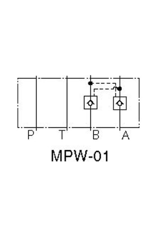 Yuken Mpw-01-2-l-70 Pilot Kumandalı Çek Valf