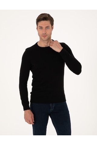 Pierre Cardin Erkek Siyah Kazak /triko 50315509-vr046 Siyah