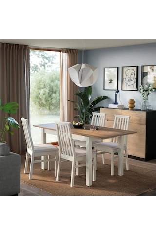 Ikea Bej Modern Yemek Masası - Açılır Yemek Masası