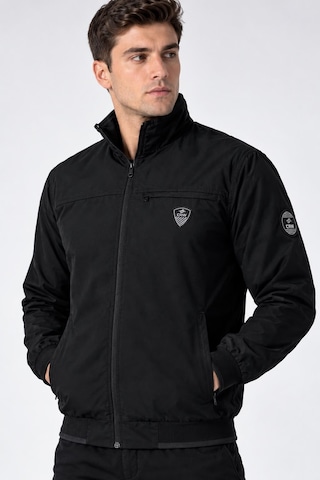 Crozwise Maraton Siyah Erkek Fermuarlı Ceket / Sweat - 6057-10