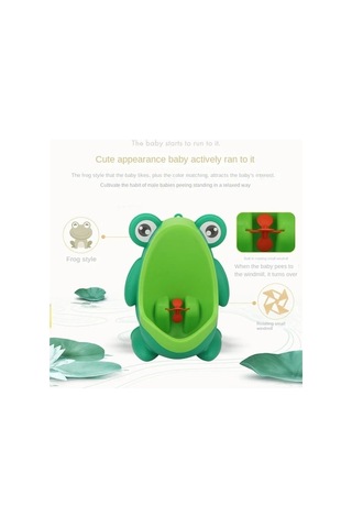 Maoyaya Erkek Pisuar Duvara Monte Kurbağa Şekli Eğitim Lazımlık Green Green Green