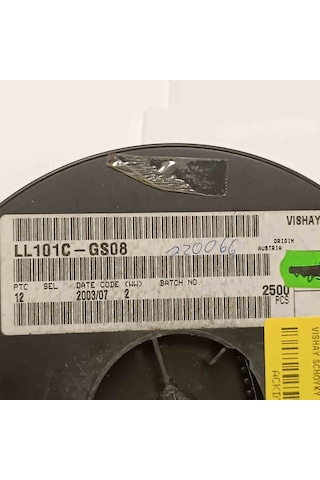 Ll101c-gs08 40v 30ma Sod80 Vıshay Schoyky Diyot 200 Adet