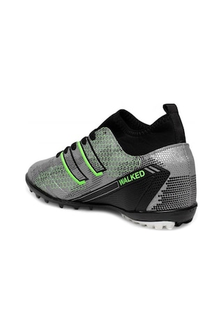 Walked 107-25 Çocuk Halı Saha Krampon Gümüş Siyah 31-35 Gümüş