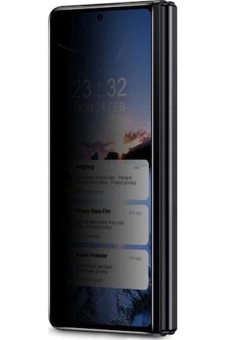 Schitec Tecno Phantom V Fold 2 Darbe Emici Premium Hayalet Ön Ekran Koruyucu Poliüretan Film
