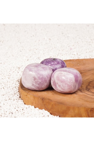 Lepidolit Barış Taşı Doğal Taş