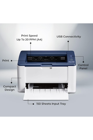 Xerox 3020v Bı Tek Fonksiyonlu Lazer Yazıcı