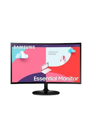 Samsung Uyumlu Essential LS24C362EAUXUF 24" 4 Ms 75 Hz Full HD Curved Monitör (Teşhir)