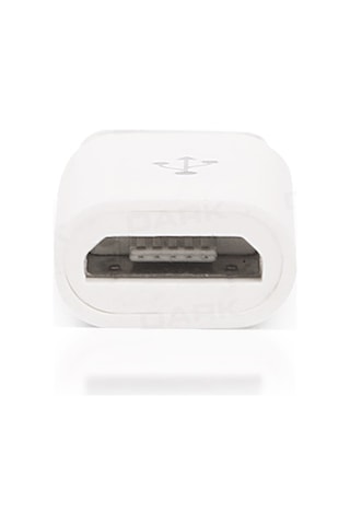 Dark USB3.1 TypeC Erkek Micro USB2.0 Dişi Dönüştürücü Beyaz