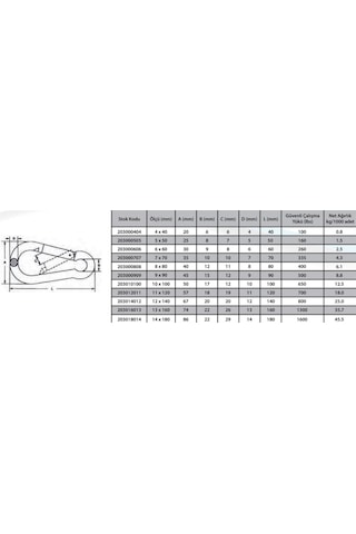 Ennalbur Karabina Yaylı 11 Mm 2 Adet