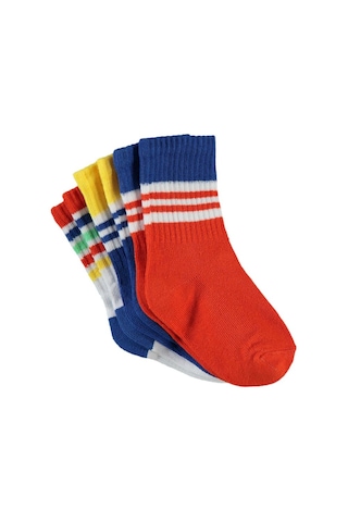 Civil Boys Colorful 3'lü 2-12 Yaş Erkek Soket Çorap - Standart