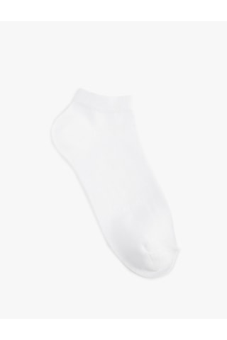 Koton Basic Pamuklu 5'li Patik Çorap Seti Beyaz 6sak80280aa