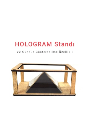 3d Hologram Standı V2 Akıllı Telefon İle Net 360 Görüntü Ekranı