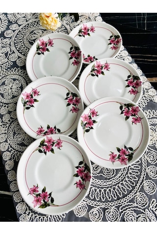 Venüs Home Karçiçeği 6 Adet Çay Tabağı