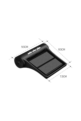 Sones Yb-q0248 Universal Araç Kablosuz Güneş Enerjili Harici Lastik Basıncı Monitör Dedektörü