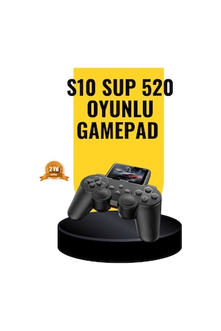 2025 A Kalite S10 Gamepad 520 Oyunlu Tv Bağlantılı Retro Atari Konsolu