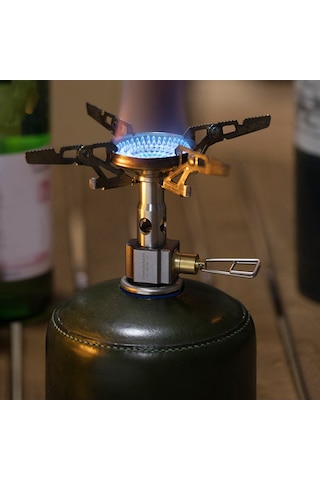 Neevoyu "yüksek Verimli Kamp Ocağı - Ayarlanabilir Alevli, Paslanmaz Çelik Ve Alüminyum Alaşımlı" Gümüş