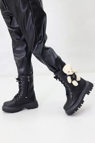 Ayakkabımood Wnt 5140 Siyah Kız Çocuk Bot Siyah