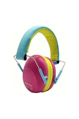 Fochsia Safetree Gencler Icin Gurdalik Onleyici Kulaklik Ayarlanabilir Katlanabilir Pembe Spor Ve Bateri