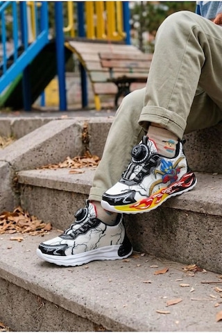 Vojo Kids Ortopedik Taban Kahraman Sneaker Spor Ayakkabı 267800001902 05 Beyaz