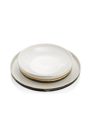 Schafer Adel Line Yemek Takımı-56 Parça-gold
