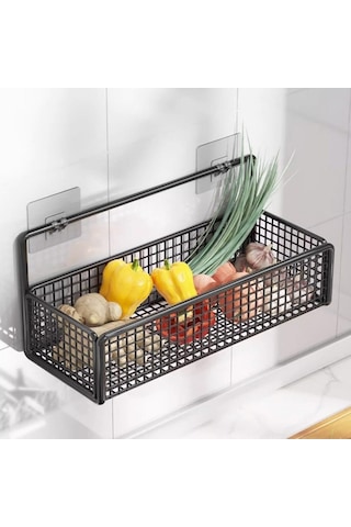 Bosphorusboutique02 Suntek Dolap Sepeti, Siyah, Meyve Sebze Depolama Diğer