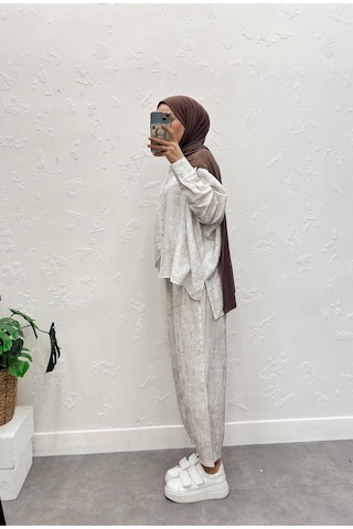 Kadın İkili Takım Krem