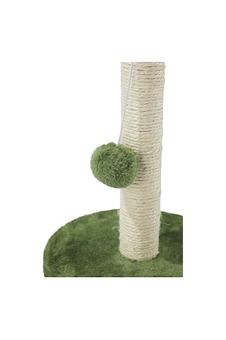 M-pets My First Ponponlu Kedi Tırmalama Tahtası Yeşil 24x24x30 Cm 244-54010.01