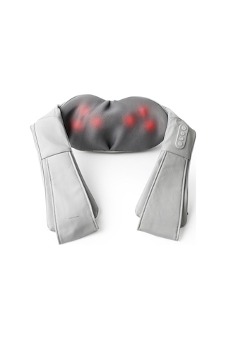 Innovagoods Boyun Ve Omuz Masaj Aleti, Shiatsu, Isı Fonksiyonlu Elektrikli Boyun Masaj Aleti, 2 Yoğunluk Seviyesi, 2 Dönen Ergonomik Başlık, Boyun, Sırt İçin İdeal