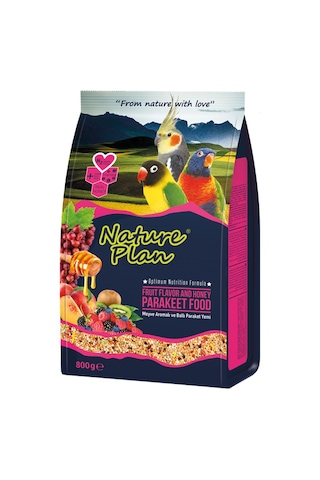 Nature Plan Paraket Yemi 800 G 5 Adet